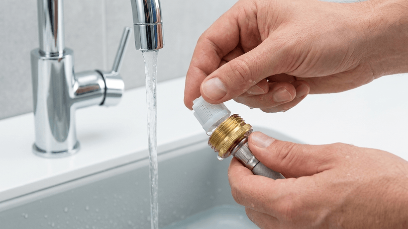 Einlaufsieb und Zulaufschlauch der AEG Waschmaschine reinigen – häufige Ursache für Fehler E10